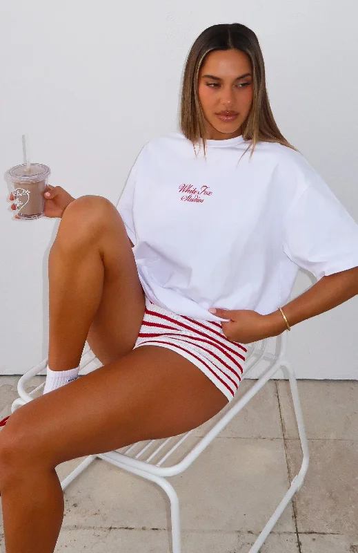 13th Avenue Oversized Tee White